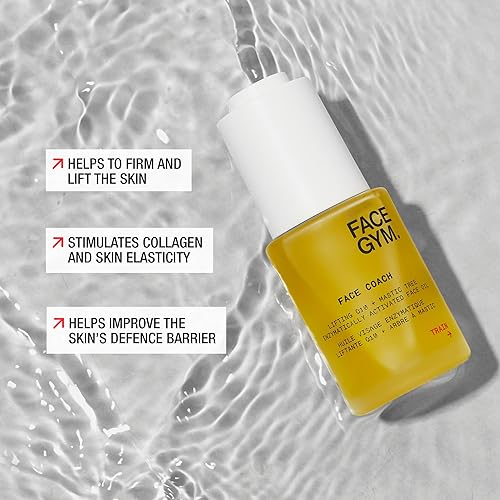 Miniatura 2 de FACEGYM Face Coach - Aceite facial activado enzimáticamente con elevación Q10 y árbol de masilla, FACE GYM rejuvenece e hidrata el aceite hidratante