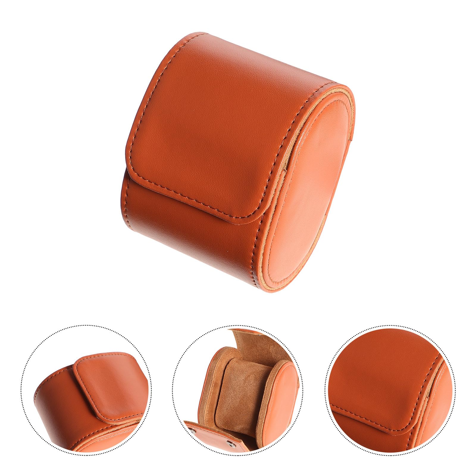 VILLCASE Estuche para Hombre Compras para Relojes y Viajes para Pu Ligero y Resistente que Protege contra Golpes y Rayaduras de Viaje Adecuado para Viajes y Compras al Aire Libre al Aire Libre