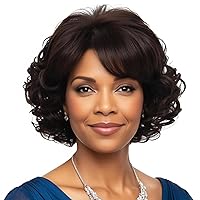 Vista 14 de XIUFAXIRUSI XIUFAXIRUSI - Pelucas cortas rubias con corte Bob para mujeres blancas, con flequillo lindo, peluca sintética de longitud hasta