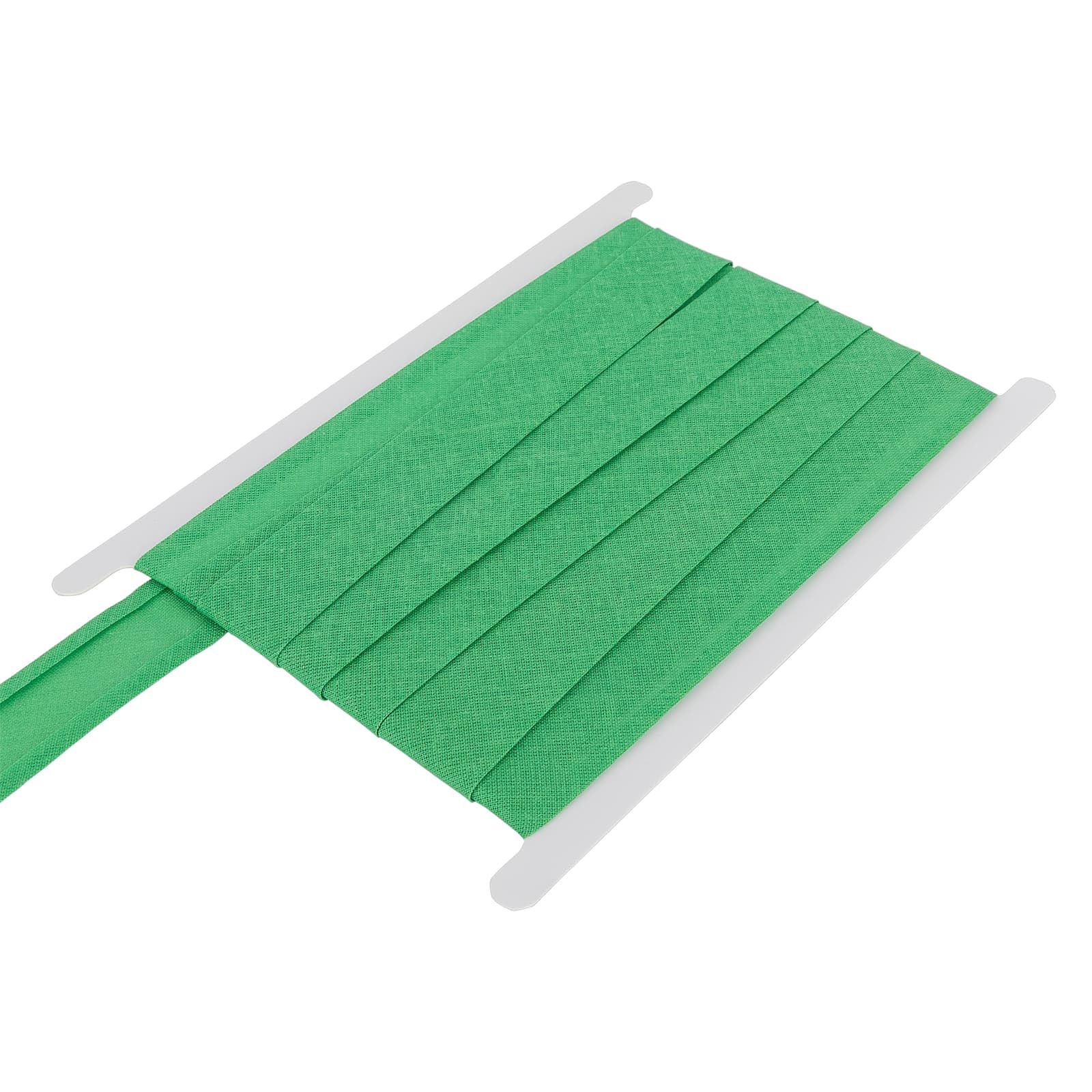 DFL 100% Cotton Bias Binding Tape, Premium Sewing Trim – 5 Metre Length | 1 Inch (25 mm) or 1/2 Inch (13 mm) Widths | 30 Colours for Quilting, Dressmaking & Crafts(Grass Green,1 Inch/25mm Wide)