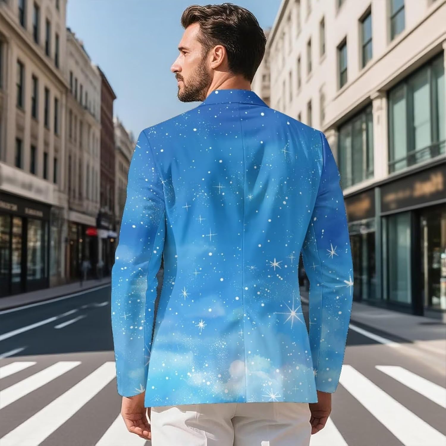 Mens Slim Fit Blazer Sport Coat Causal Blazer for Men Office Work Blazer Regular
