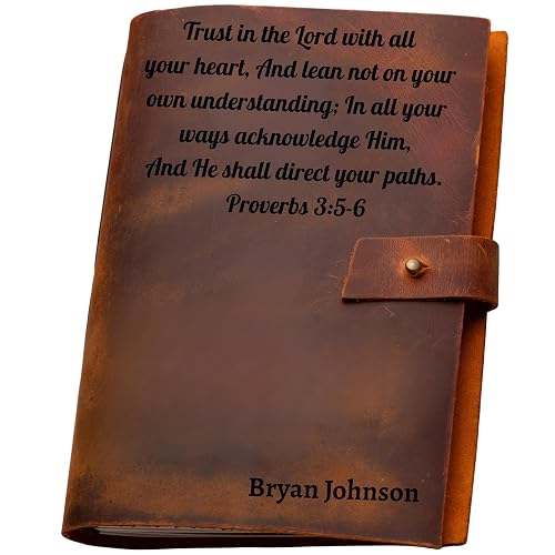 Christian Prayer Journal for Men & Women – Personalized Engraved