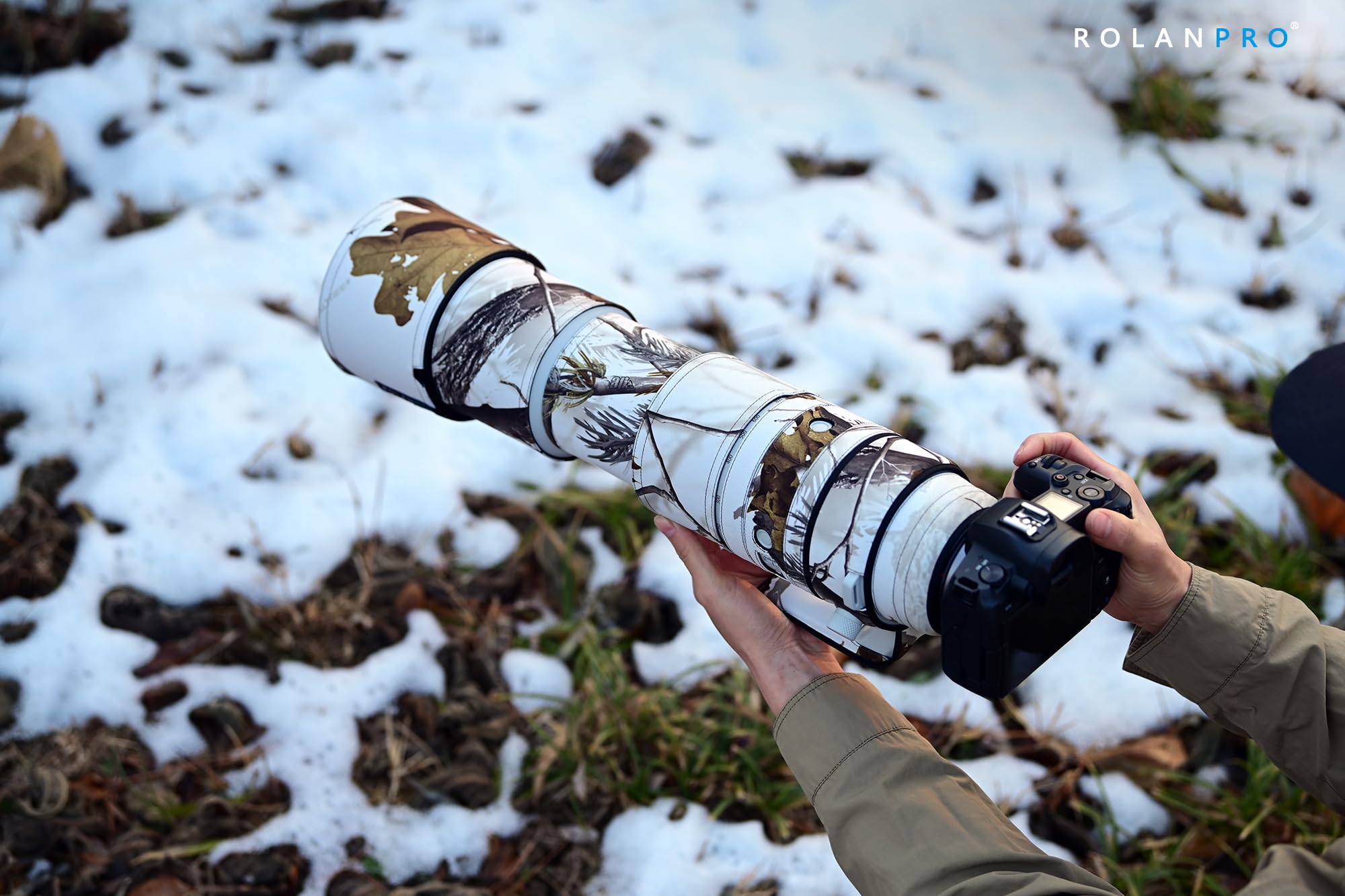 Amazon | ROLANPRO 防水レンズ迷彩コート適合するCanon RF 200-800mm