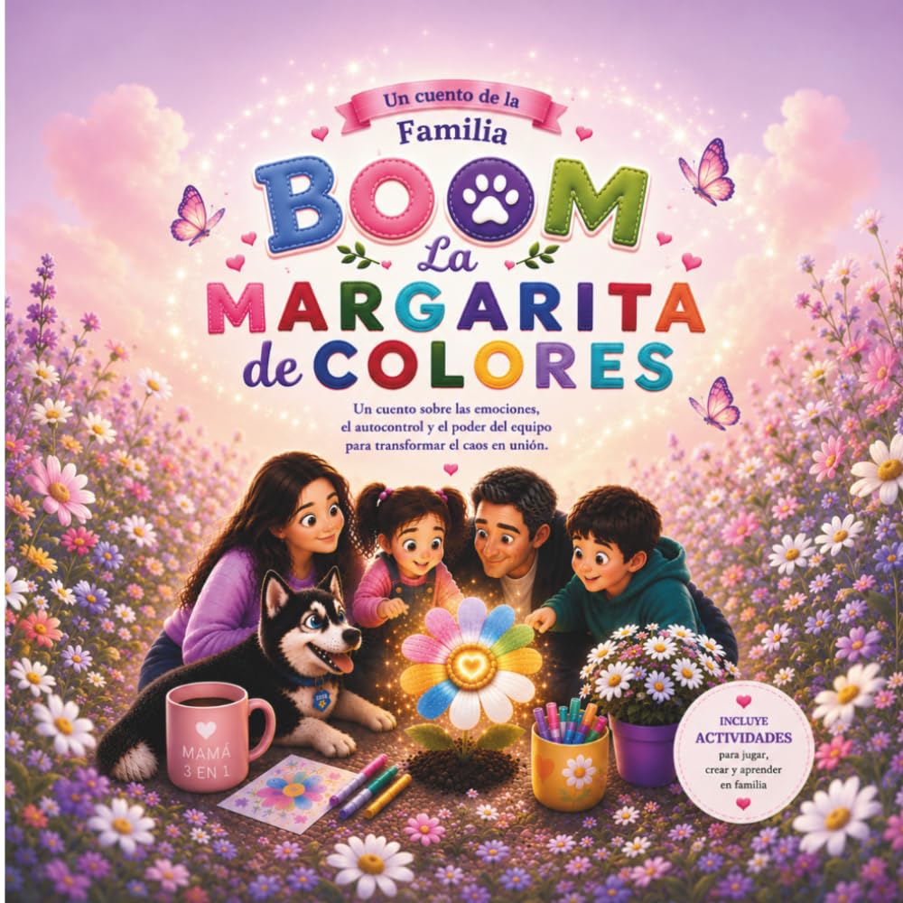 LA MARGARITA DE COLORES: Un cuento para niños sobre la familia, el amor y la conexión emocional. (Colección Familia Boom)