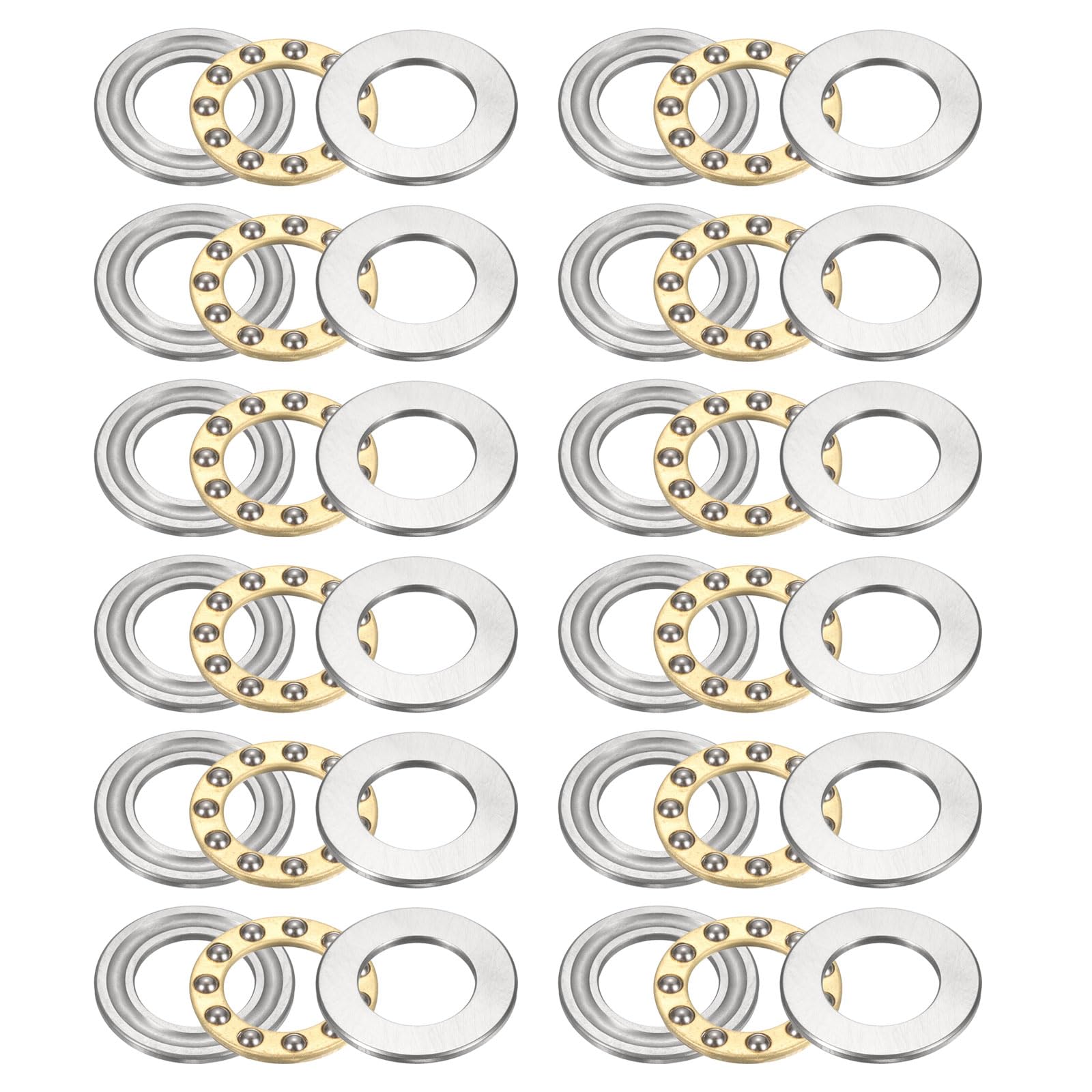 Miniature Thrust Ball Bearings - Chrome Steel, 8mm -11