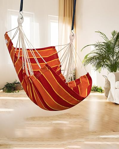 Miniatura 2 de Hammock Chair Hanging Swing Chair for Bedroom-Hammock Swing with Pocket-Max330lbs-Indoor&Outdoor-No Cushions-No Spreader Bar