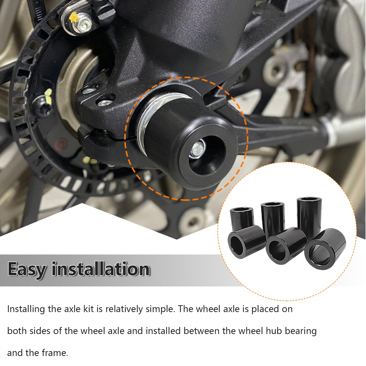 Speed Dealer Performance Wheel Axle Spacer Kit I.D. 25mm - O.D. 1-1/2 - Foto 10