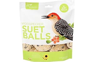 Woodpecker 12 Pack Round Suet Cakes for Wild Birds