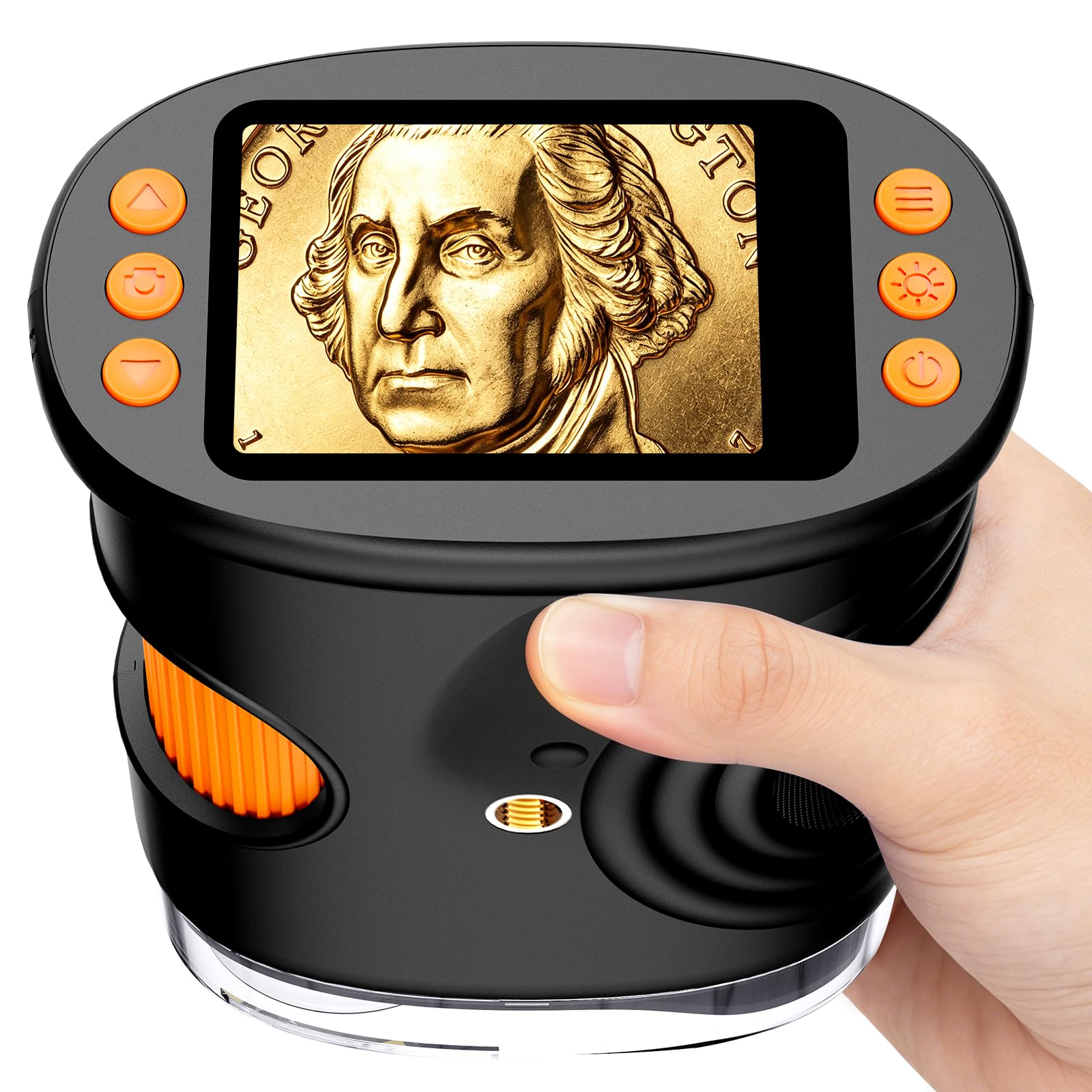 Amazon.com: 1000X Coin Microscope with Lights, Digital Handheld