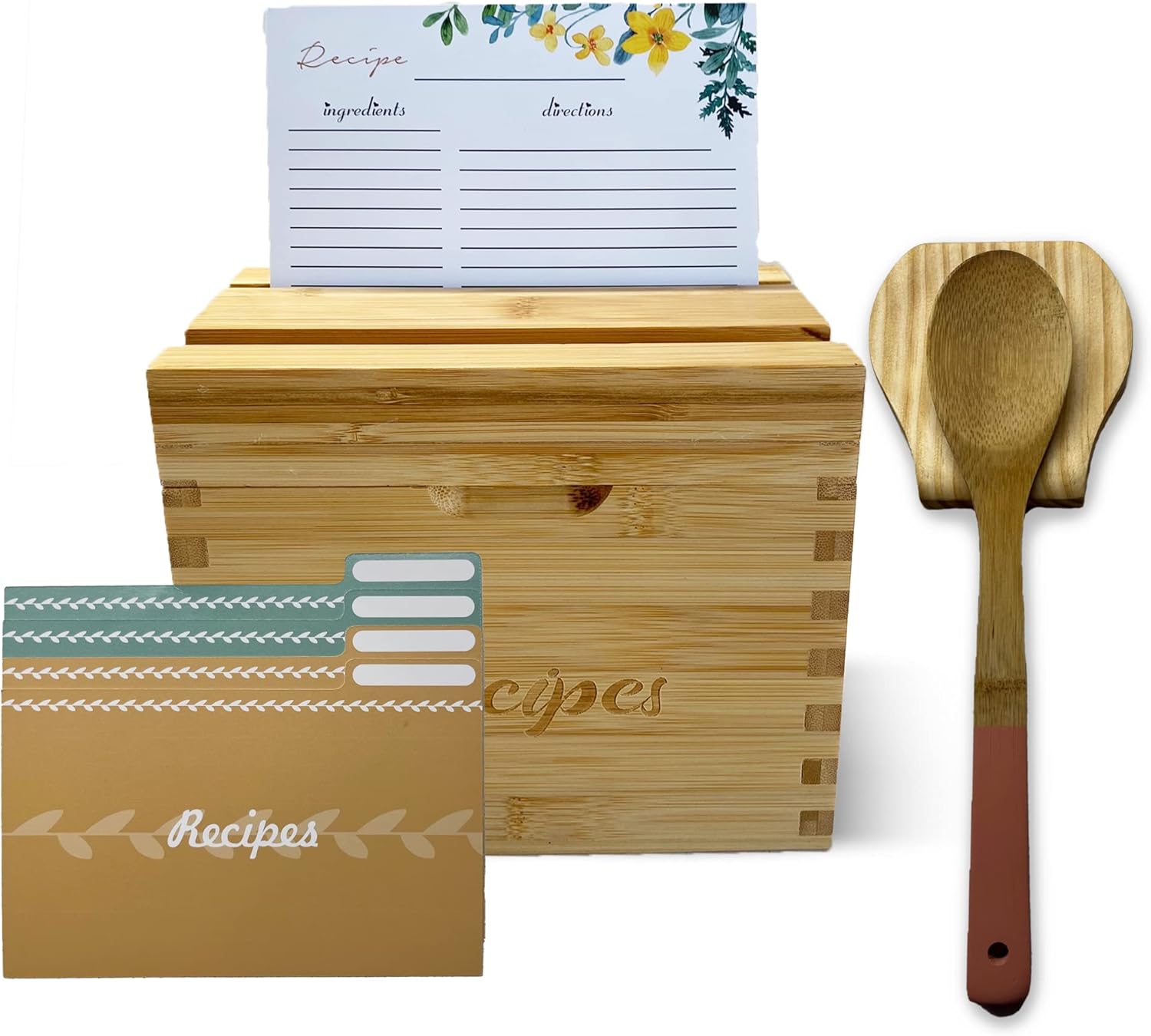 AQUA INDUSTRIES RETAIL Recipe Box with 70 Cards and 16