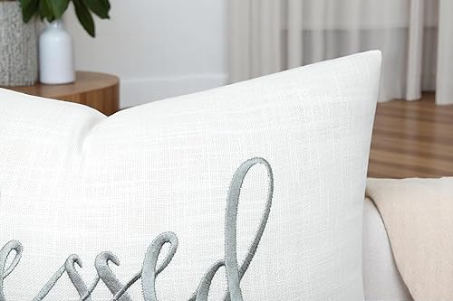 Miniatura 2 de EURASIA DECOR - Funda de almohada bordada con cita divertida para inauguración de la casa, invitados, porche, boda, aniversario, pareja