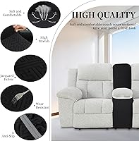 Vista 505 de Fundas 100% impermeables para sofá reclinable seccional, fundas para sofá reclinable en forma de L, funda para sofá seccional de esquina