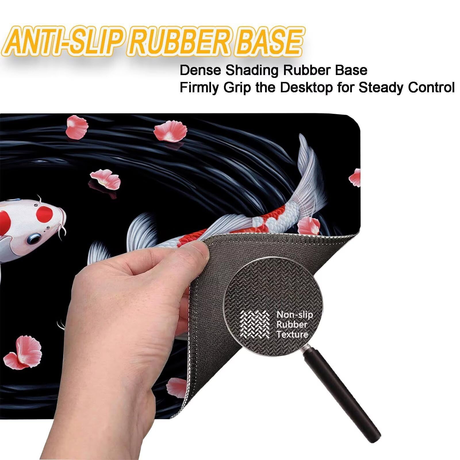 Tappetino Mouse 900x450mm | Superficie Ultra-Liscia, pescare 0-z656
