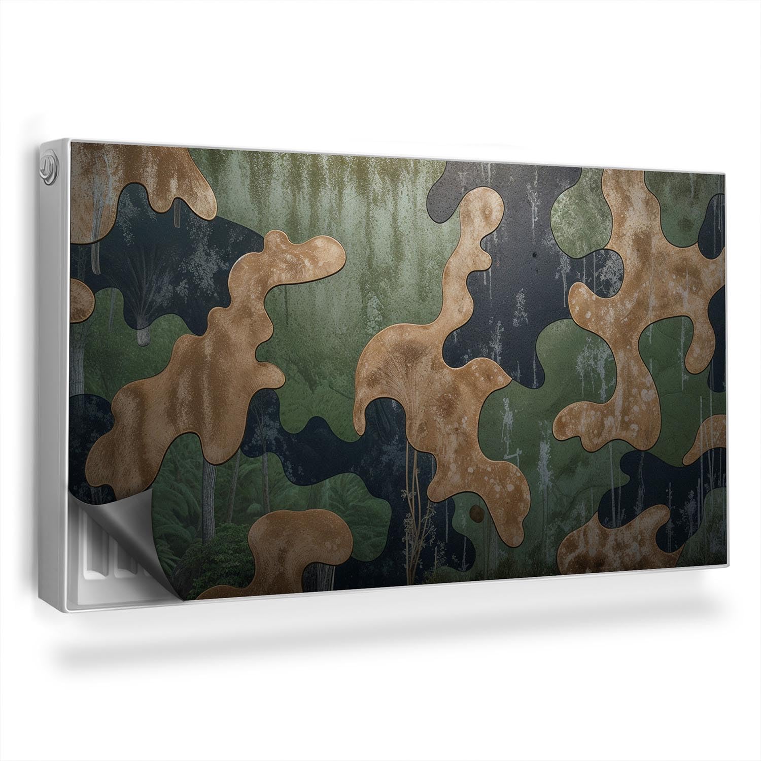 Cache radiateur 110x60 cm salon cuisine tapis magnétique design