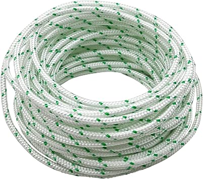 RayTour Recoil Starter Rope Pull Cord | Compatible with Craftsman Husqvarna STHIL Sears Poulan, For Chainsaw Lawn Mower Trimmer Edger Brush Cutter, Engine Parts
