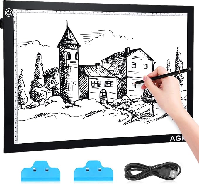 Tavoletta Luminosa A3 LED Per Disegnare - Light Board Con Luminosità Regolabile, Per Animazione E Cucito - Foto 3