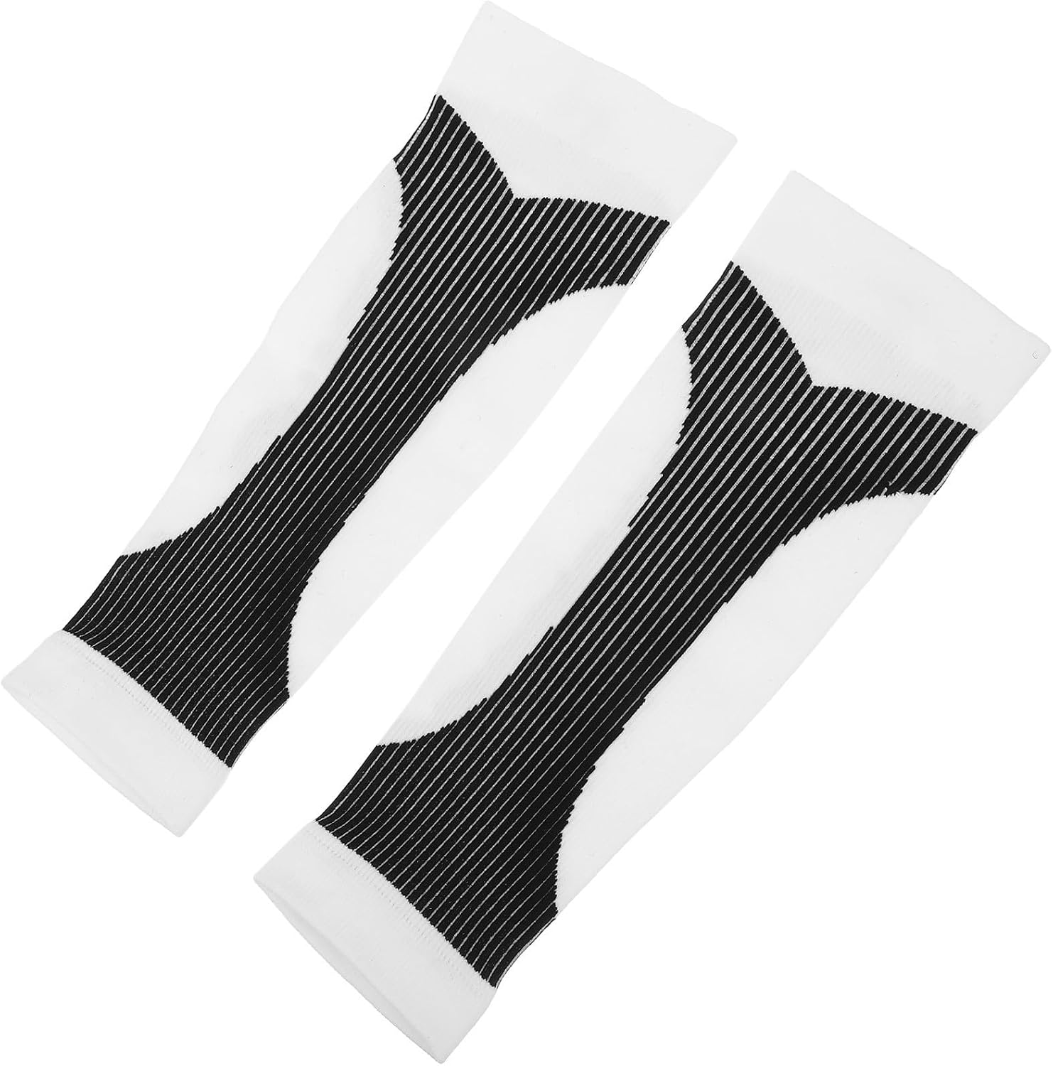 Luxshiny 2pcs Elastic Calf Compression Sleeves for Men, Breathable Cloth Material with Shock Absorption and High Elasticity, for Casual Wear and Sportswear
