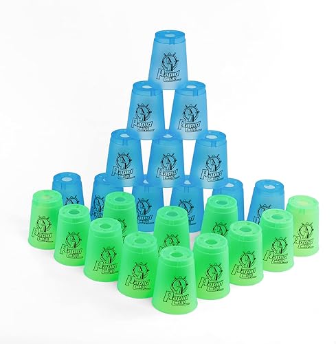 SEISSO Quick Stack Cups 24 PC para entrenamiento deportivo de velocidad, juego para la escuela, fiesta familiar, competencia de desafíos, regalos
