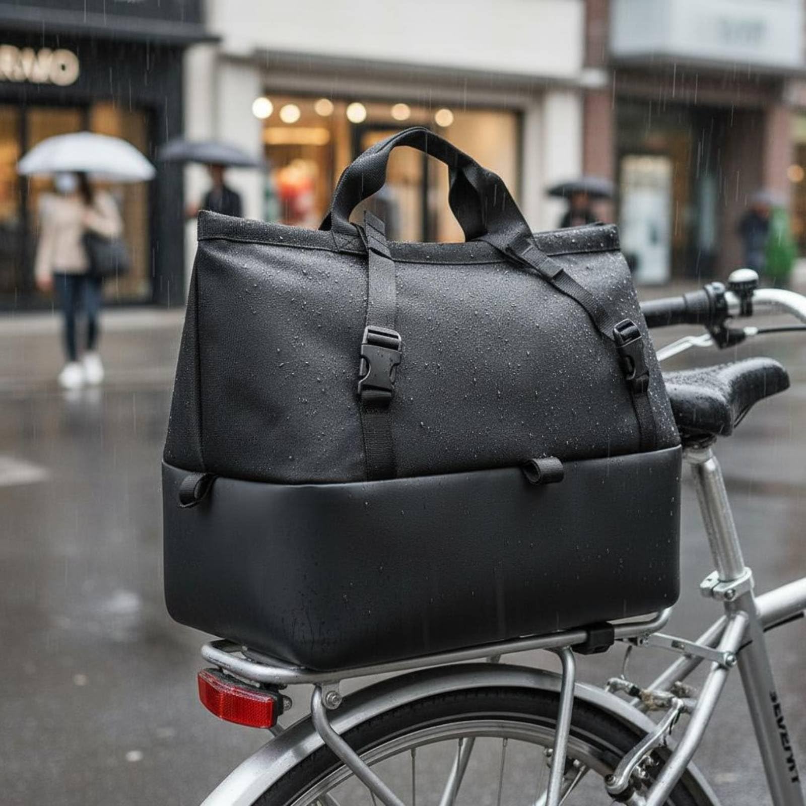Haustier Fahrradkorb multifunktional Fahrradkorb hinten stabil und Hinterradkorb für E-Bikes für Berufstätige, Tier-Transport, Einkaufen