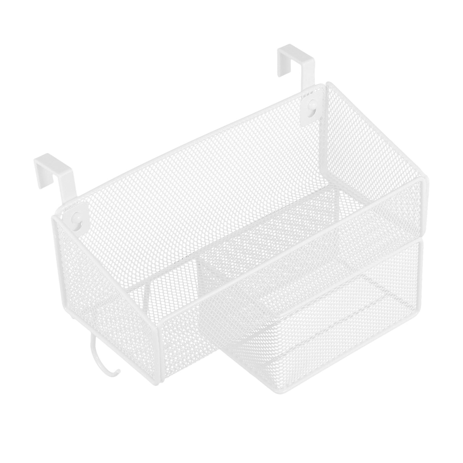Panier multifonction sans installation pour rangement vertical de chevet blanc et dortoir