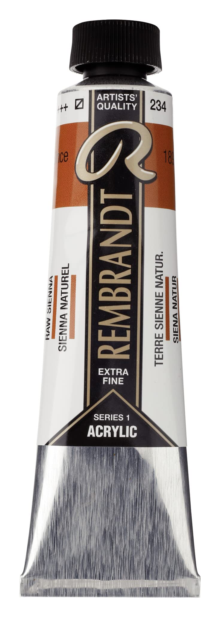 Rembrandt Acrylic Colour - High-Quality 40 ml Tube Raw Sienna 234 - Heavy Body Artists' Paint with Maximum Lightfastness and Durability