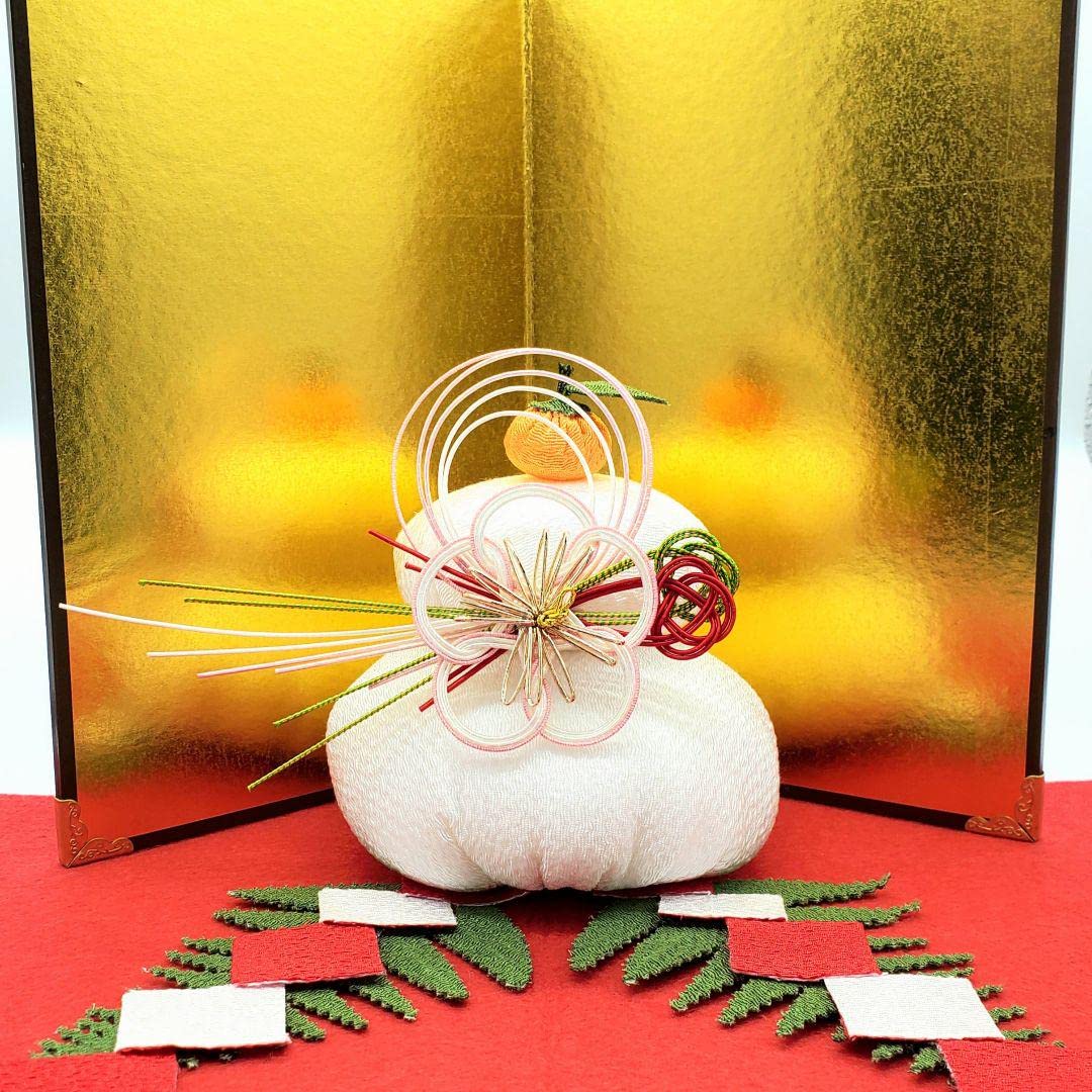 Amazon | 鏡餅 ちりめん細工 正月飾り | 正月飾り | おもちゃ