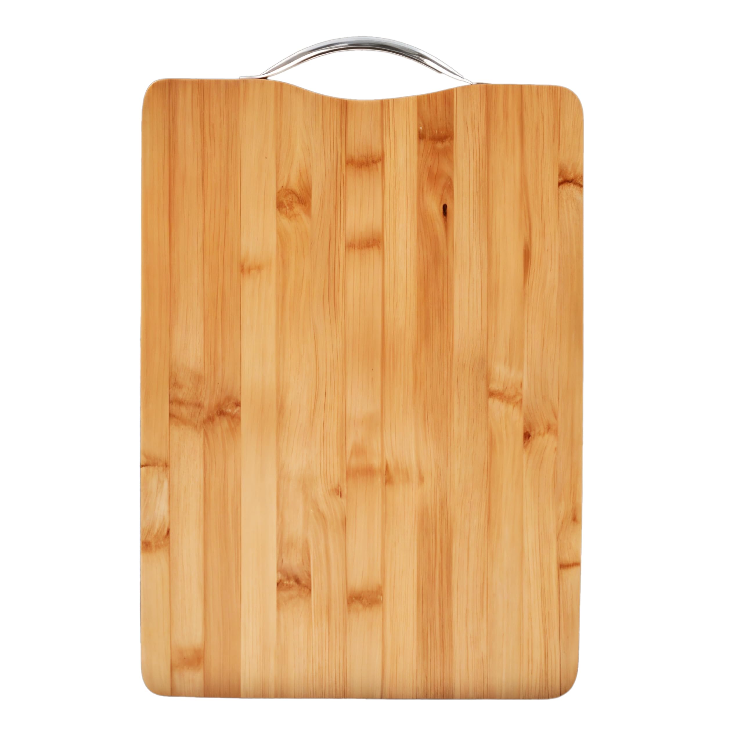 FRESHOME Natural Bamboo Wood Chopping Cutting Board for Kitchen Vegetables with SS Handle, Fruits & Cheese, BPA Free, Eco-Friendly, Anti-Microbial | Small - 30 X 20 Cms (B0D2LLKG2S) Amazon Price History, Amazon Price Tracker