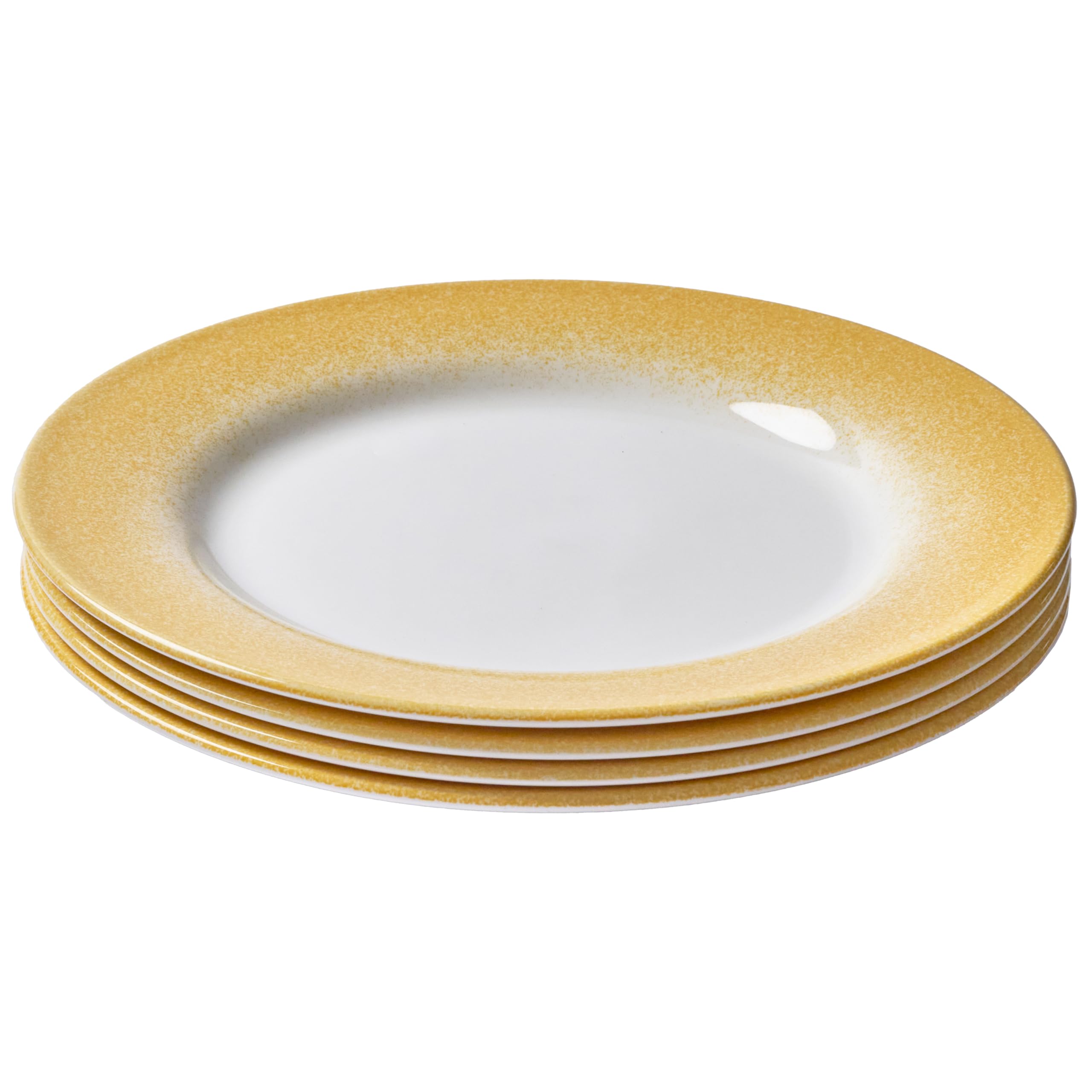 Potter's Mist Dinner Plates - Yellow, Set of 4