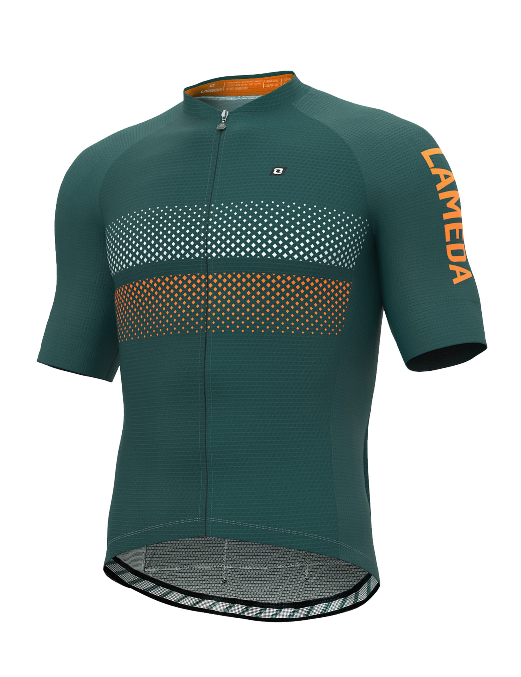 LAMEDA Maillots De Cyclisme Homme à Manches Courtes Maillot Velo Route Homme Respirant Séchage Rapide Adult