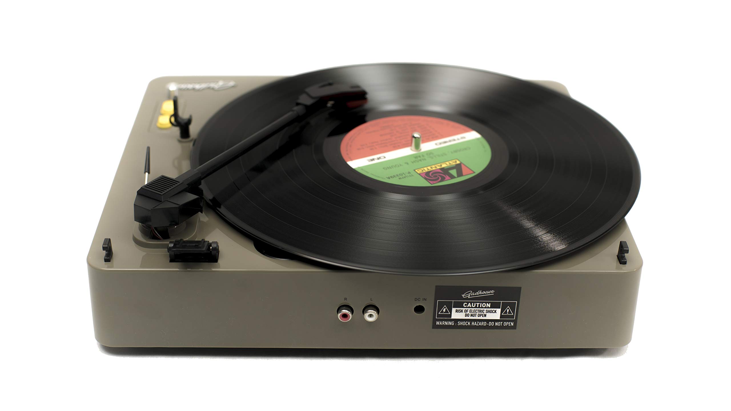 Gadhouse BRAD RETRO RECORD PLAYER ガッドハウス Audio & Hi-Fi Gadhouse: BRAD Retro Record Player (Grigio) (Built