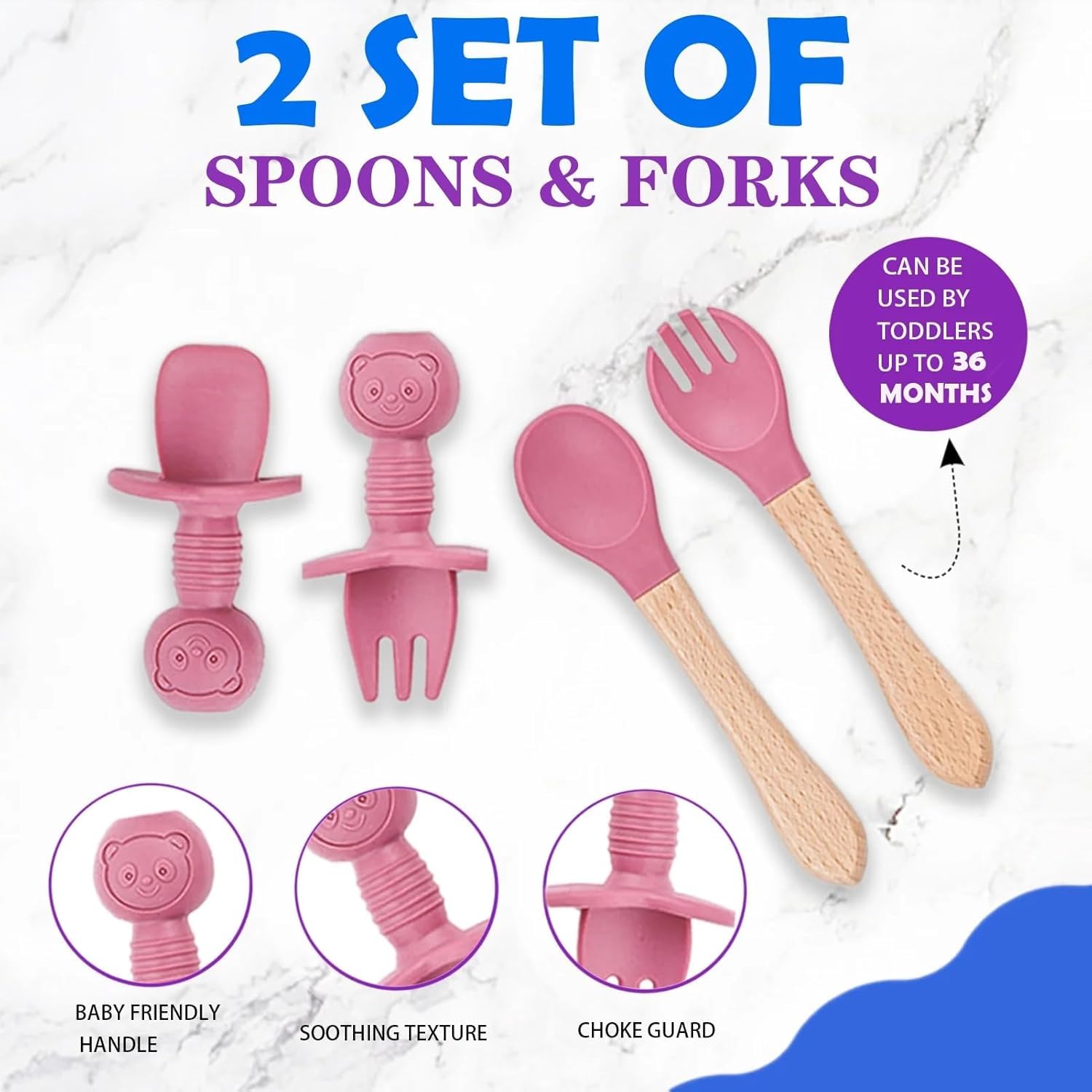 Silicone Baby Feeding Set - Baby Led Weaning -8