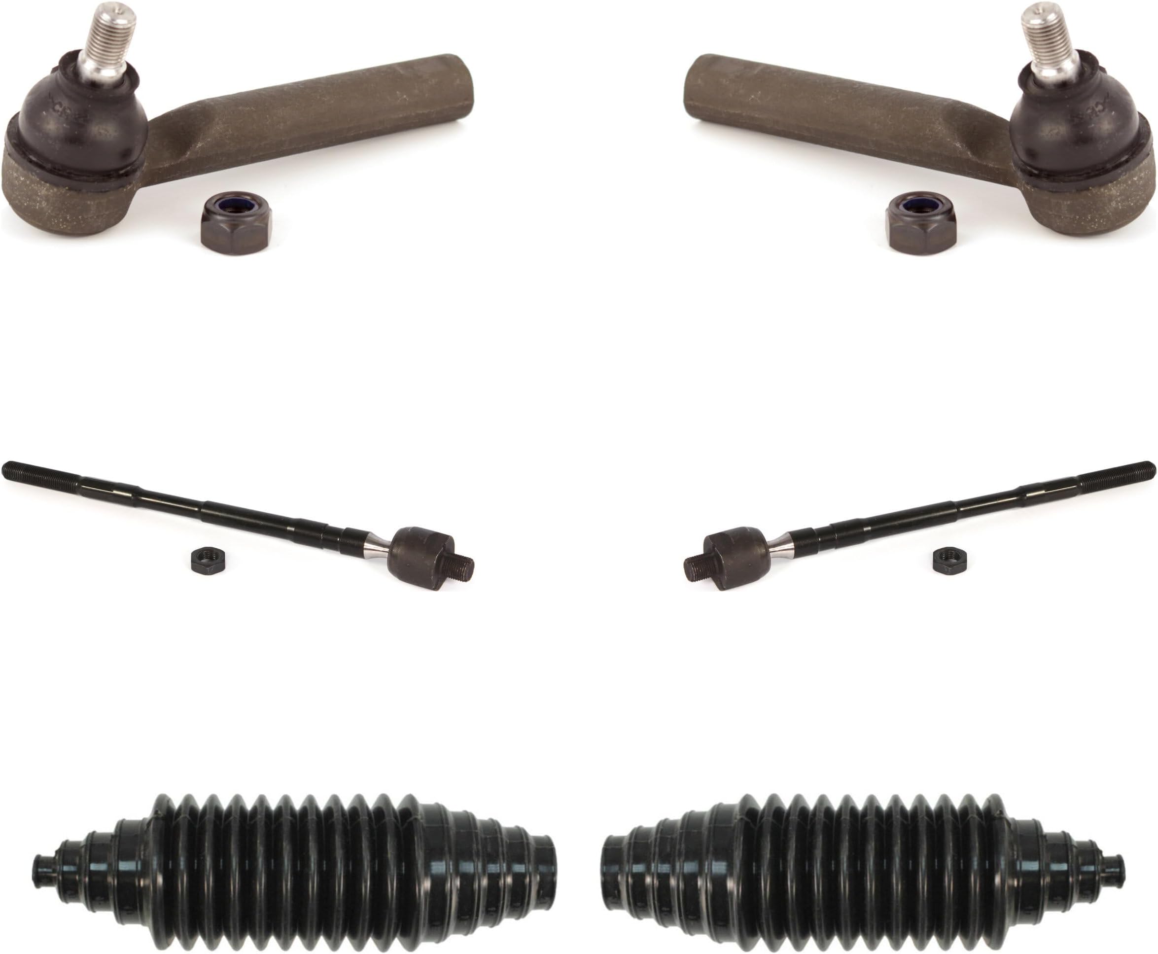 Front Steering Tie Rod End & Boot Kit Replacement For Subaru Forester WRX - Left Right Side (Driver Passenger) KTB-100082