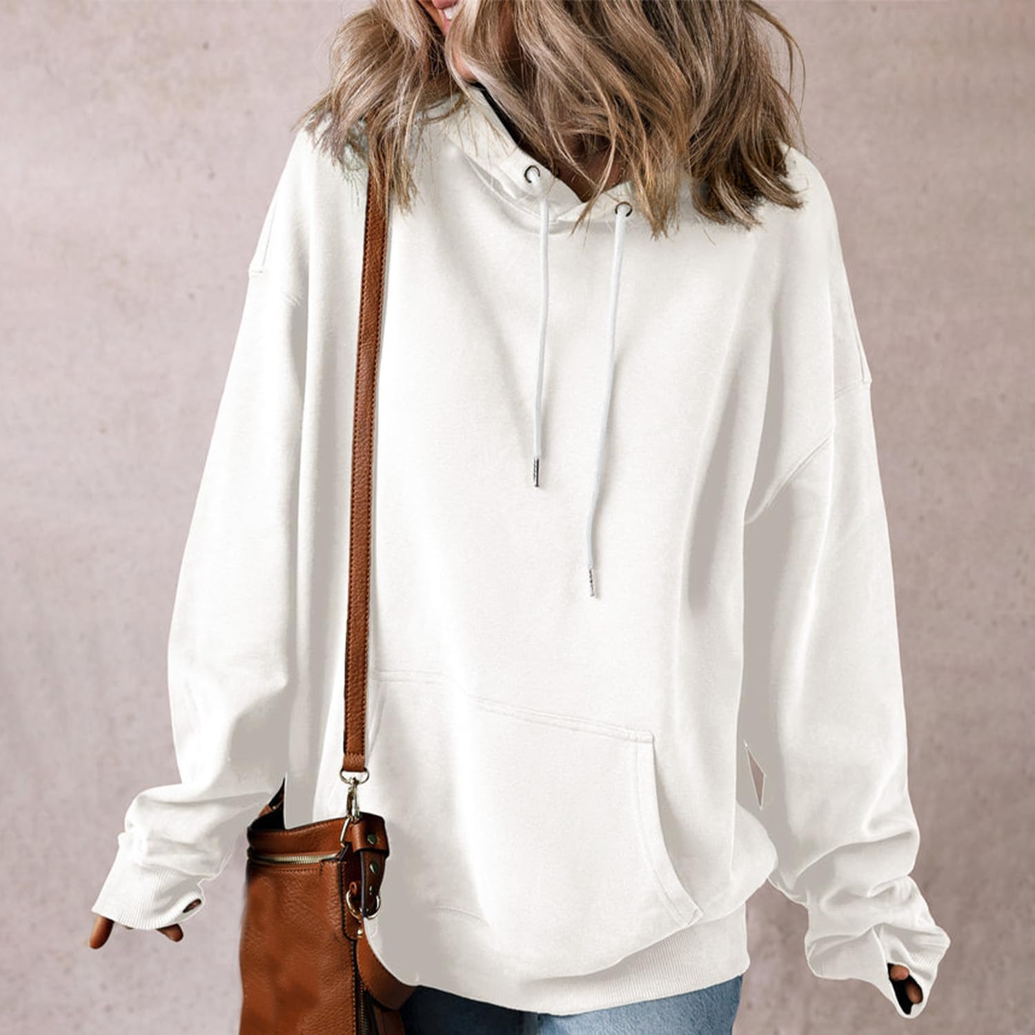 Lanaoree Women's Geometric Horse Print Aztec Hoodie Pullover Cowgirl Western Hooded Sweatshirt S-2XL - Image 2