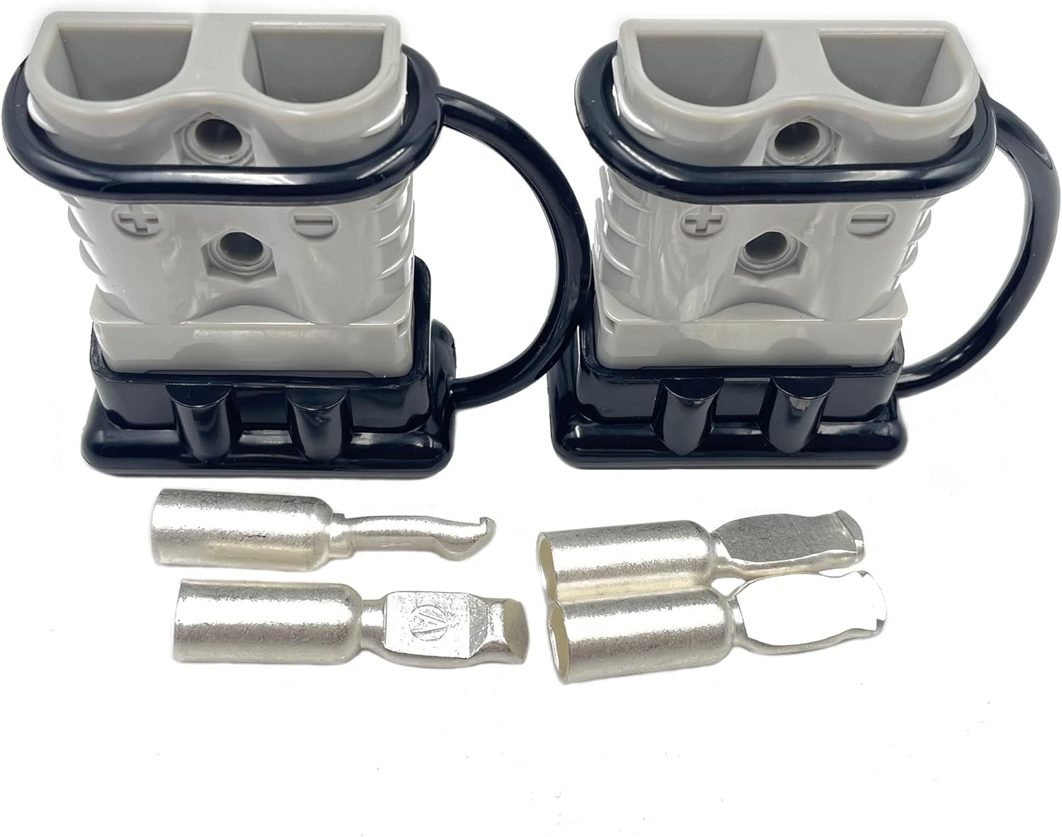 daier 2Pcs 120A Battery Trailer Charge Plug Quick Connector Kit Connect Disconnect Winch Electrical Power Cable