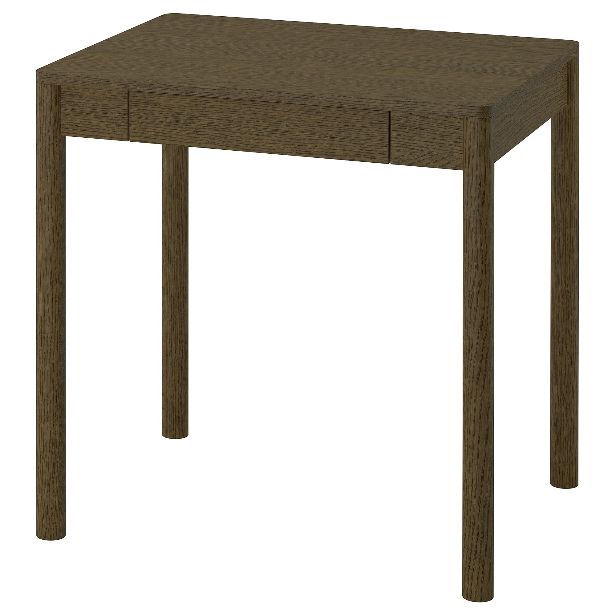 Bureau TONSTAD en placage chêne teinté marron de style scandinave