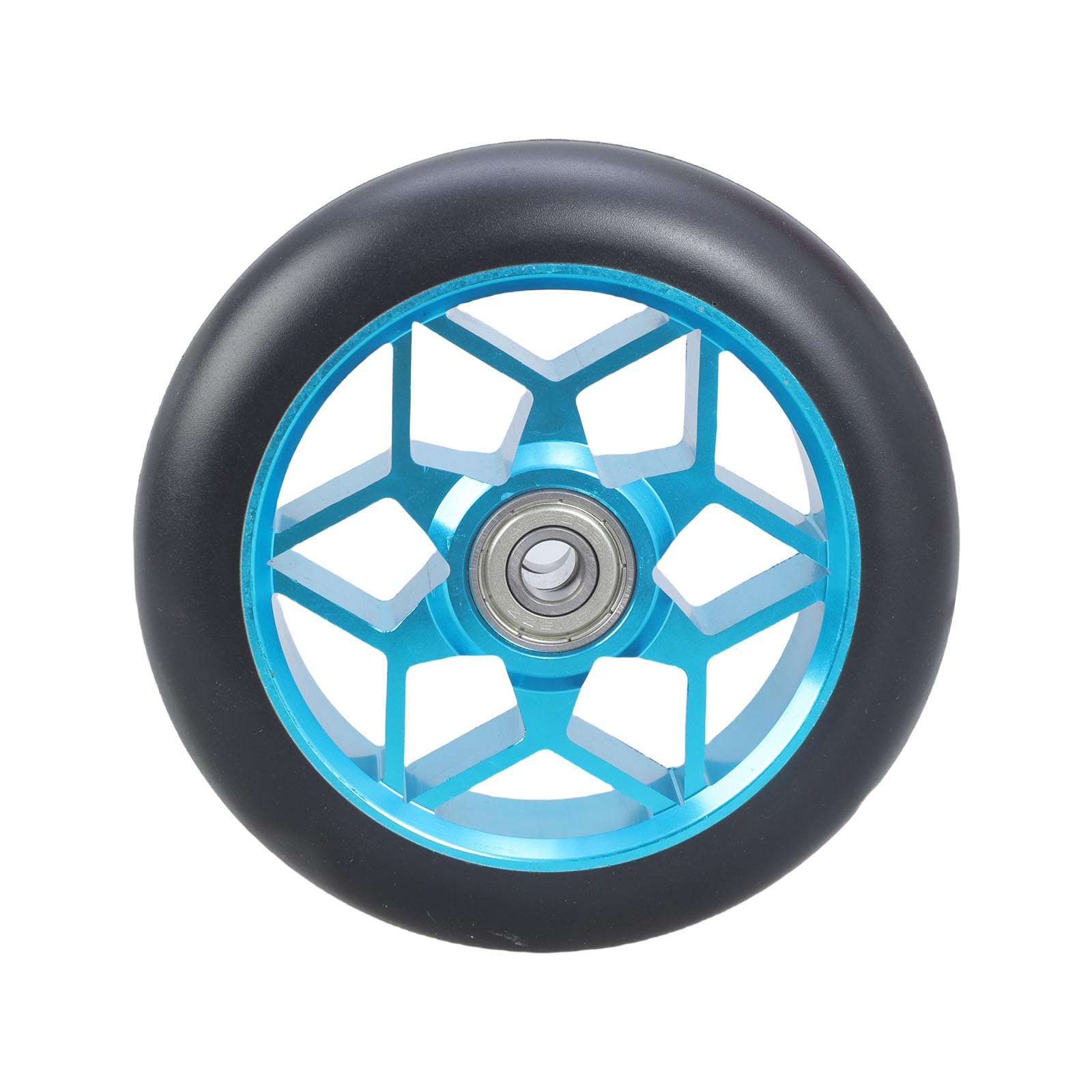 XAGMODSHN 110mm High Scooter Wheel Aluminum Alloys Scooter Wheel with Bearings Kick Accessories Enduring Stunt Replacement