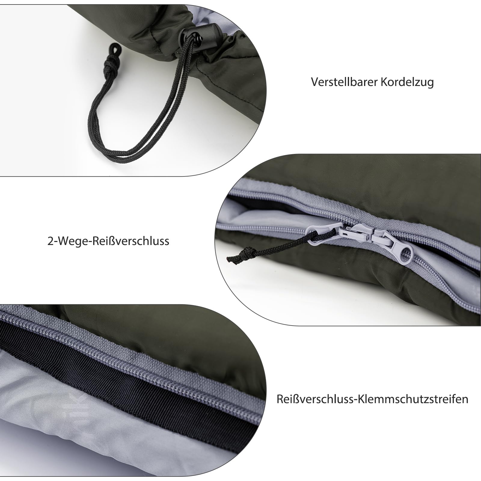 Sac De Couchage Couverture Naturehike – Léger 1,1 Kg, 220x75 Cm, 10-15°C, Imperméable Coupe-vent, 3-4 Saisons