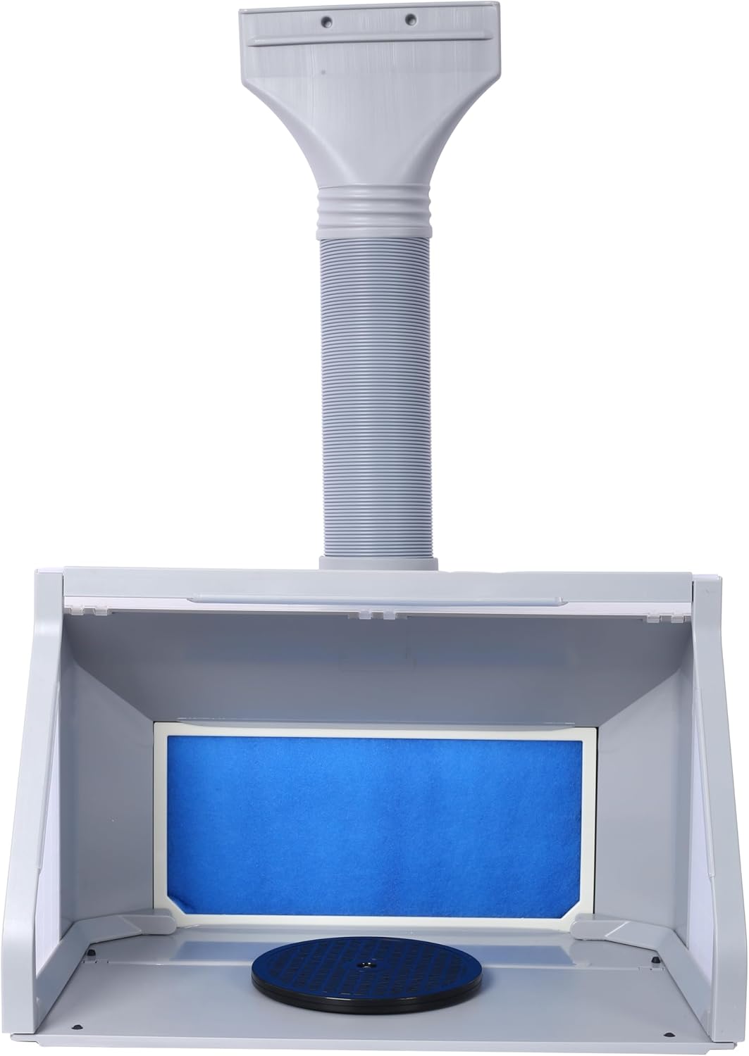 Airbrush Spray Booth, Dual-Fans Portable Hobby Airbrush Paint Spray Booth Kit with LED Lights and Exhaust Extension Hose, Airbrush Paint Booth for Painting Models, Arts, Crafts, Cakes