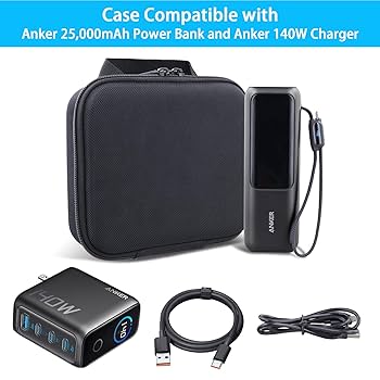 Amazon.co.jp: （ケースのみ）Anker Power Bank(25000mAh, 165W