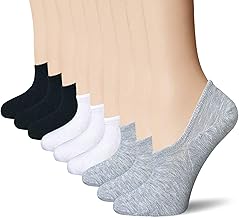 BERING Women's No Show Socks 6-9 Pairs Thin Cotton Flats Loafers Boat