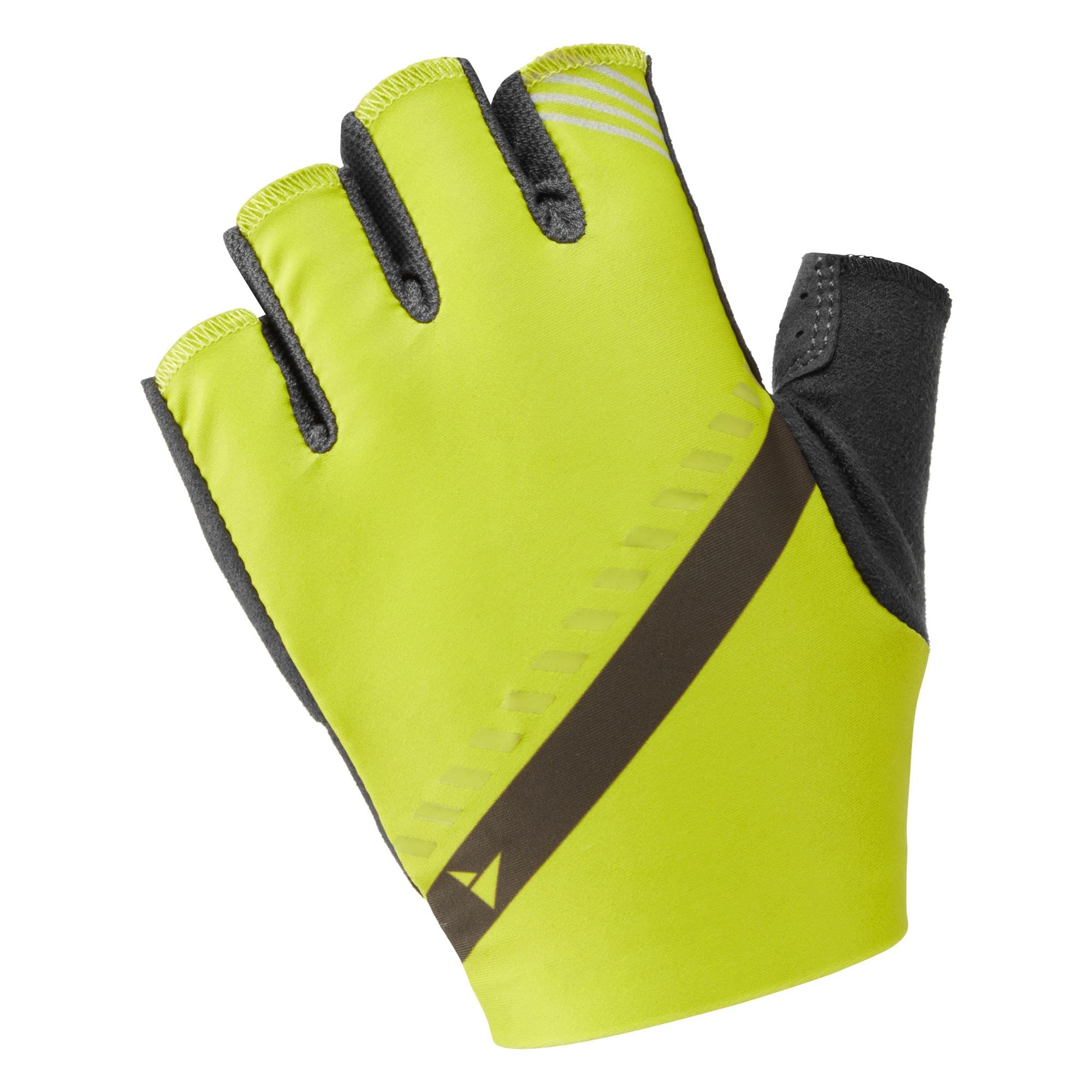 Altura Adult Progel Cycling Mitts with Reflective Technology and Progel Padding – Lime/Olive – Large, AL19UPROM1-92-L