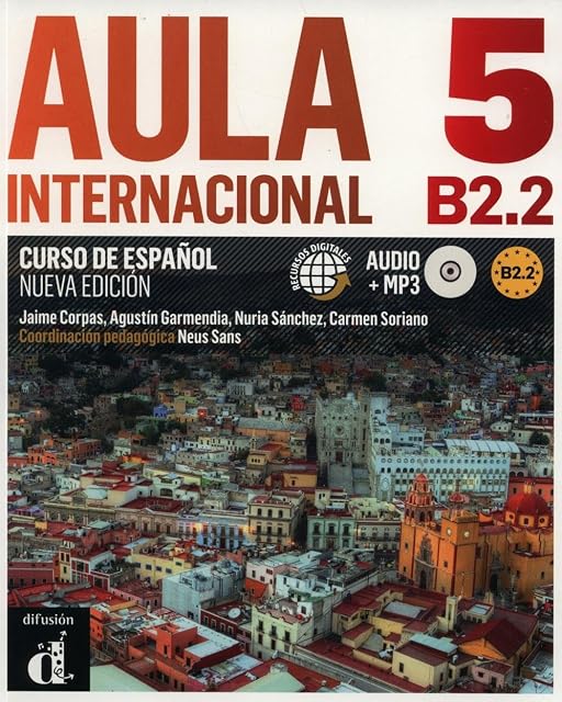 Portada de Aula 5 internacional alumno B2.2