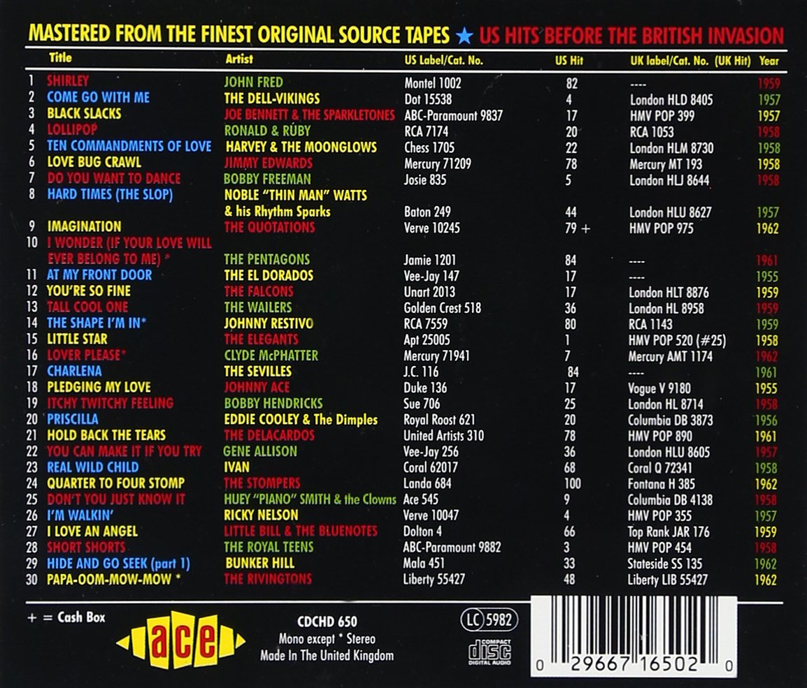 The Golden Age of American Rock 'n' Roll Vol.6: Hot 100 Hits from 1954-1963