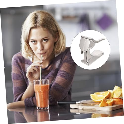 Miniatura 3 de Exprimidor manual de cítricos Exprimidor de prensa manual de aleación de aluminio de alta resistencia para limón Extractor de frutas portátil más