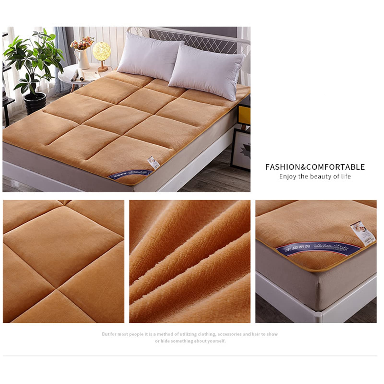 Materasso Futon Giapponese Pieghevole | Tatami Portatile Per Pavimento | Ideale Per Studenti E Ospiti - Foto 4