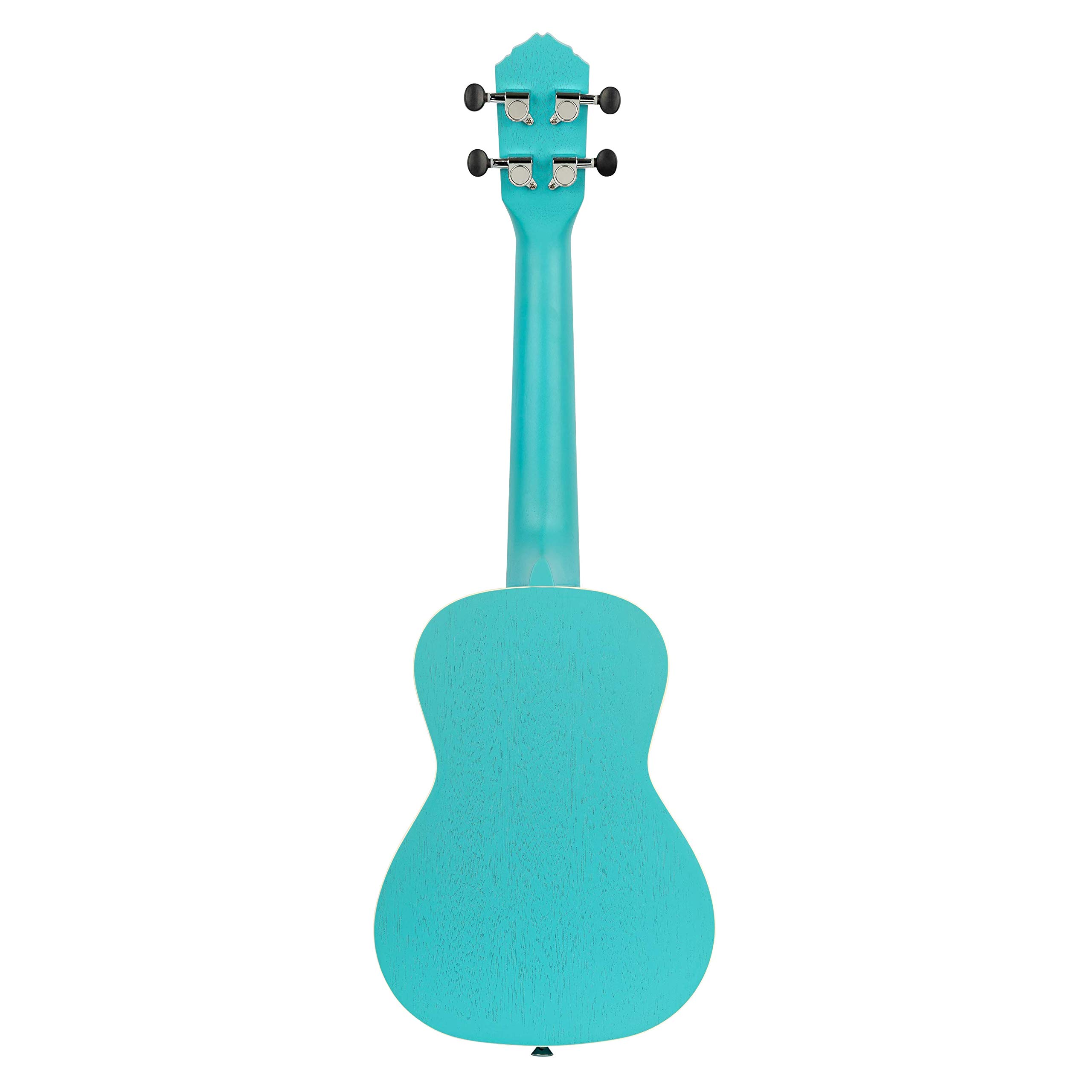 Ortega Guitars Ukulele Concerto Acustico – Earth Series – Okoume, Light Blue (RULAGOON)