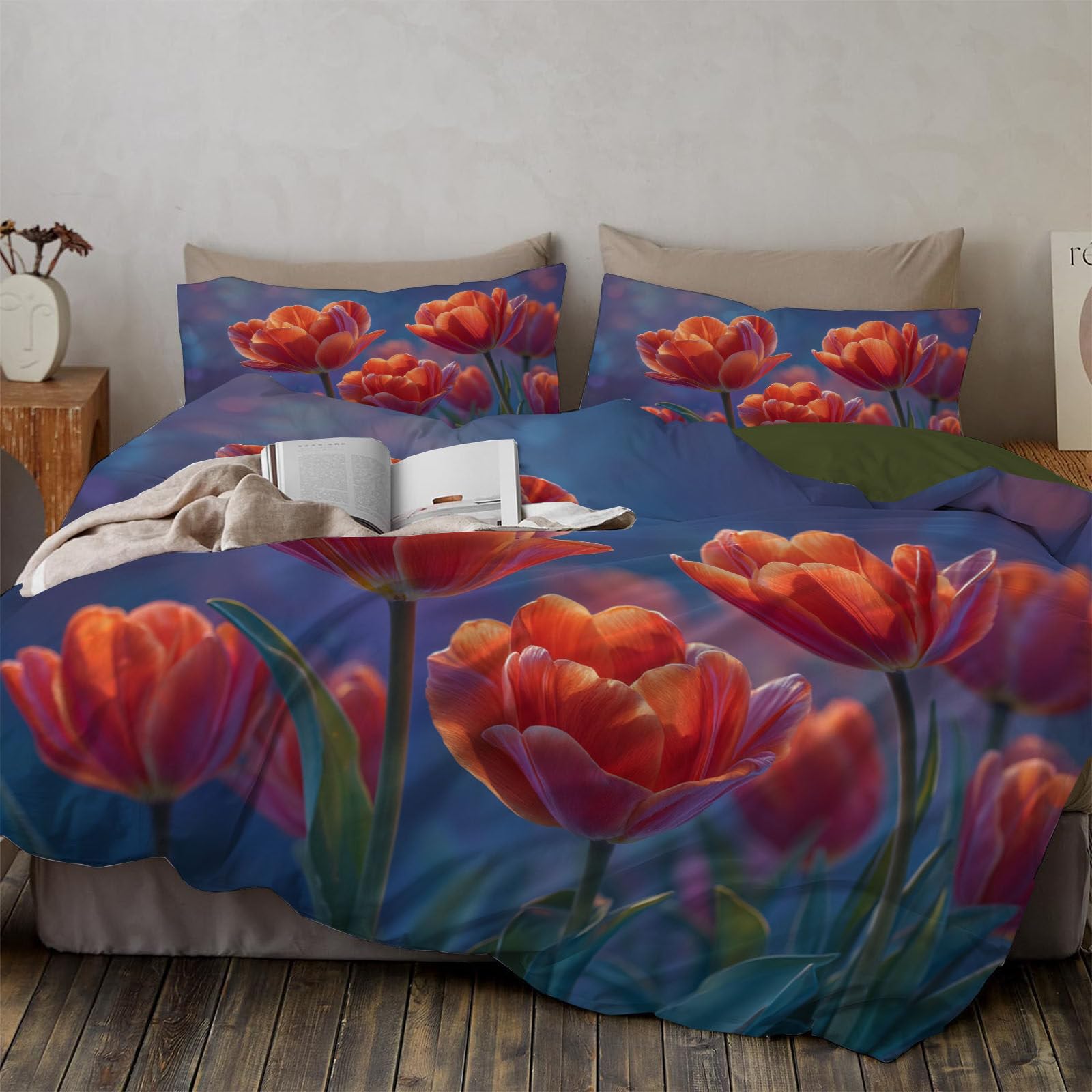 Parure de lit enfant tulipe pour une chambre douce et colorée