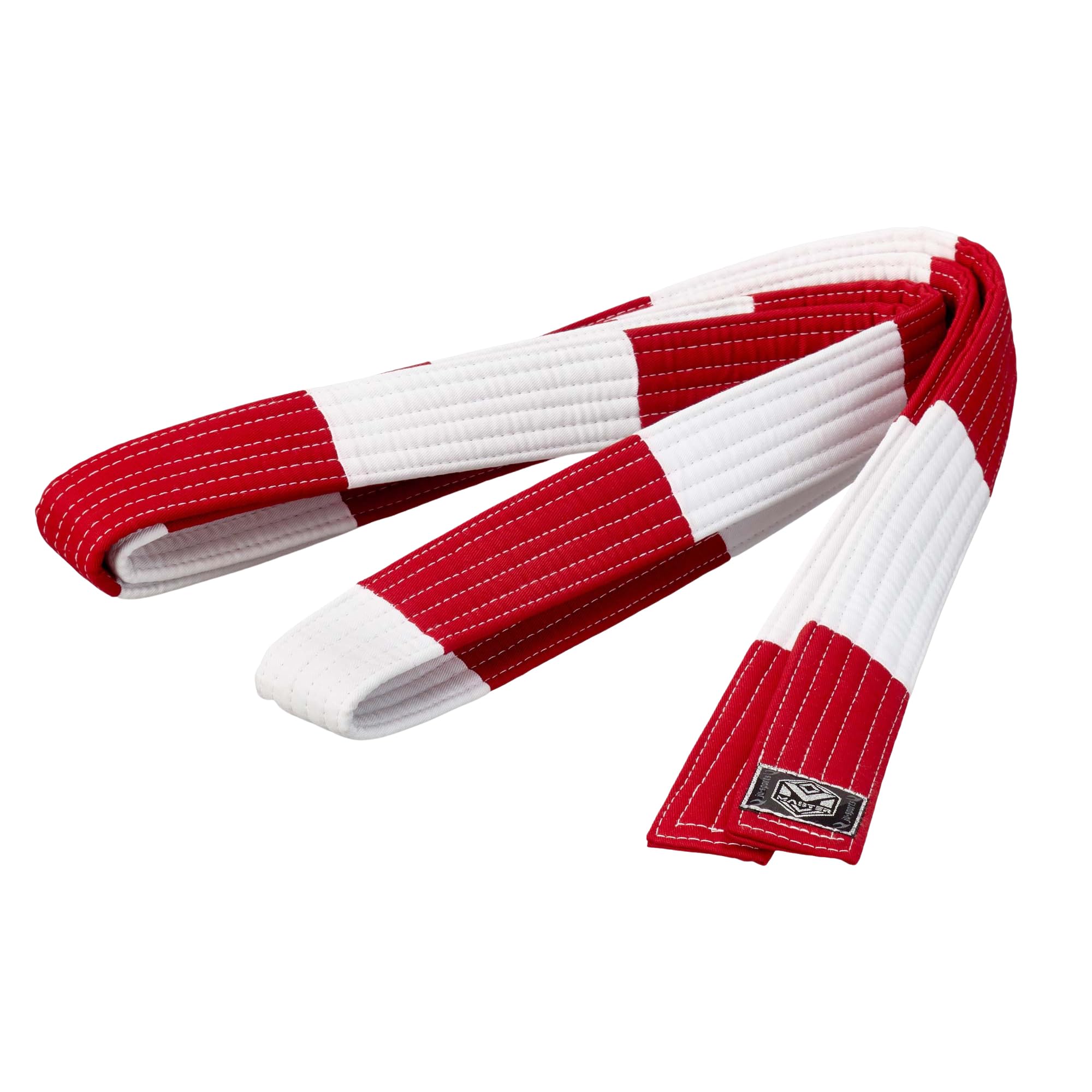 Produktbild von Ju-Sports Großmeistergürtel Master 7. Dan Rot/schwarz 5 Cm