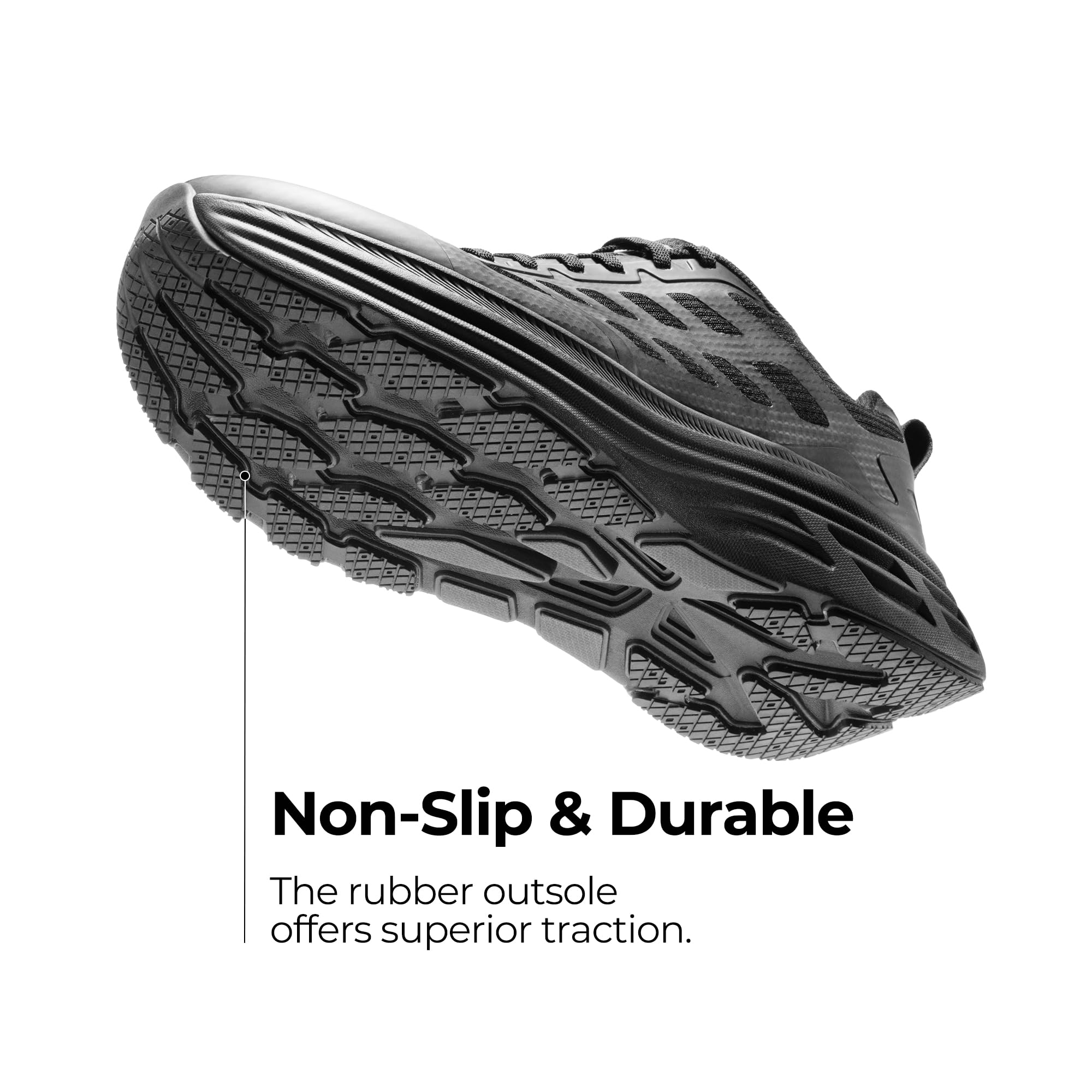 NORTIV 8 Men's Walking Running Tennis Cushioning Shoes ActiveFloat Non Slip Athletic Gym Workout Jogging Comfortable Sneakers