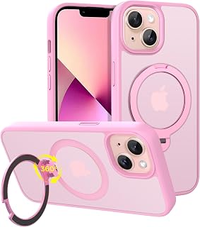 CACOE für iPhone 13/14 Hülle mit Kameraschutz, Kompatibel mit MagSafe, Stoßfeste Kratzfeste Magnetische Rückseite Handyhülle für iPhone 13/14 Hülle